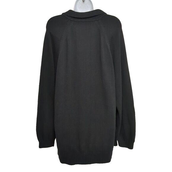 Free People Beach Drea Oversized Sweater Black Knit Boho Women's Small Pullover - Picture 4 of 5